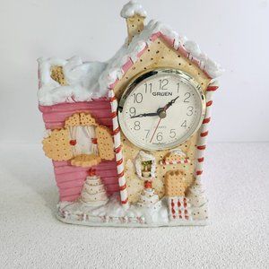 Vintage GRUEN Gingerbread House Clock